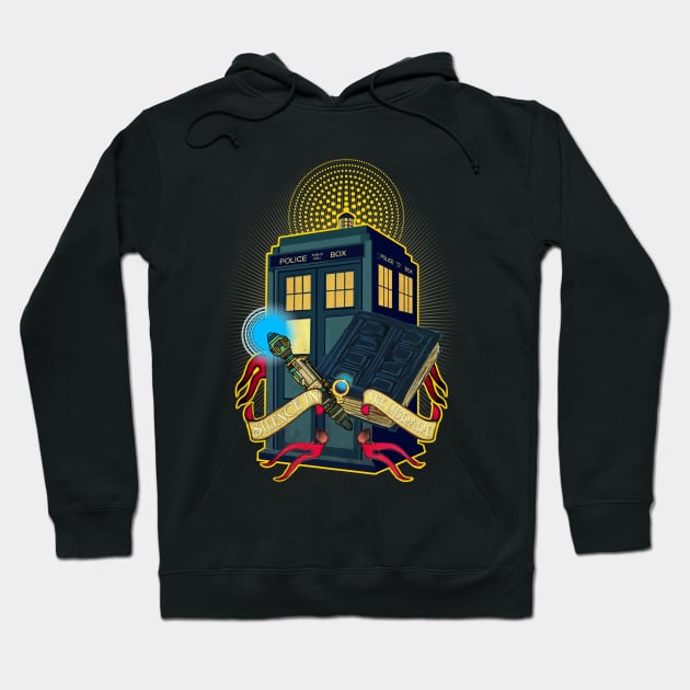 SILENCE IN THE LIBRARY Hoodie by KARMADESIGNER T-SHIRT SHOP